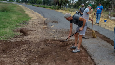Trabajan para recuperar el velódromo de Charata