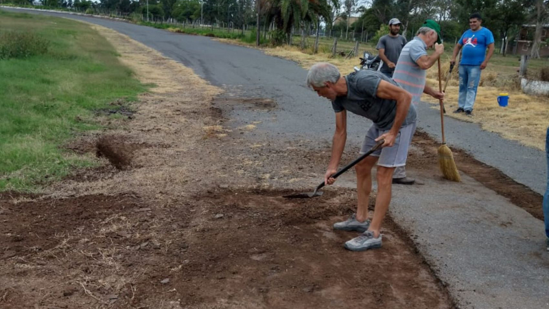 Trabajan para recuperar el velódromo de Charata