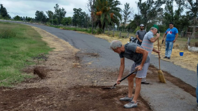 Trabajan para recuperar el velódromo de Charata