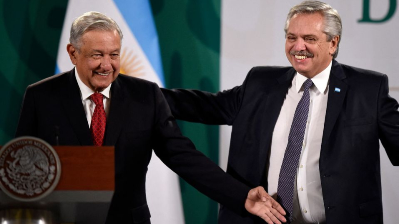 Fernández y López Obrador anunciaron que en abril estará disponible la vacuna para América Latina