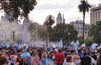 Protestas en todo el país contra las vacunas VIP