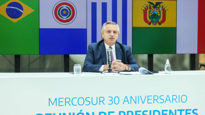 “No queremos ser una carga para nadie” dijo Alberto ante el Mercosur