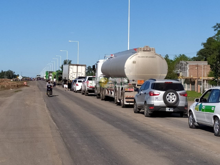 Corte ruta 11