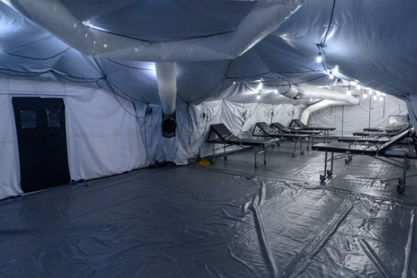Así es hospital móvil donado por el Comando Sur de los Estados Unidos para la lucha contra el COVID-19