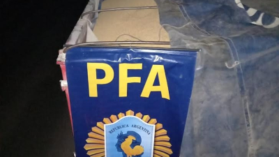 La Policía Federal Argentina secuestró un camión con 30 toneladas de arroz