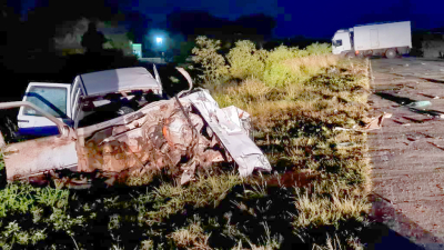 Fatal siniestro en Ruta 9 entre un camión y un automóvil