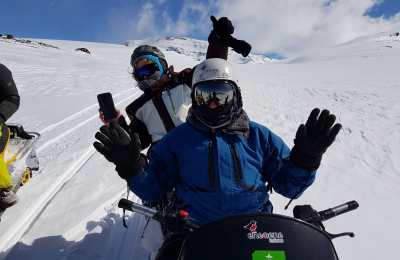 Primeras nieves en el fin del mundo, y expectativa por la temporada de invierno