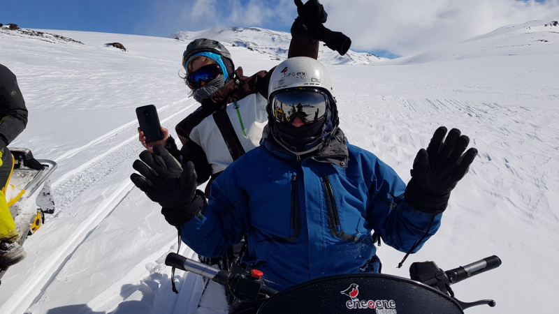 Primeras nieves en el fin del mundo, y expectativa por la temporada de invierno