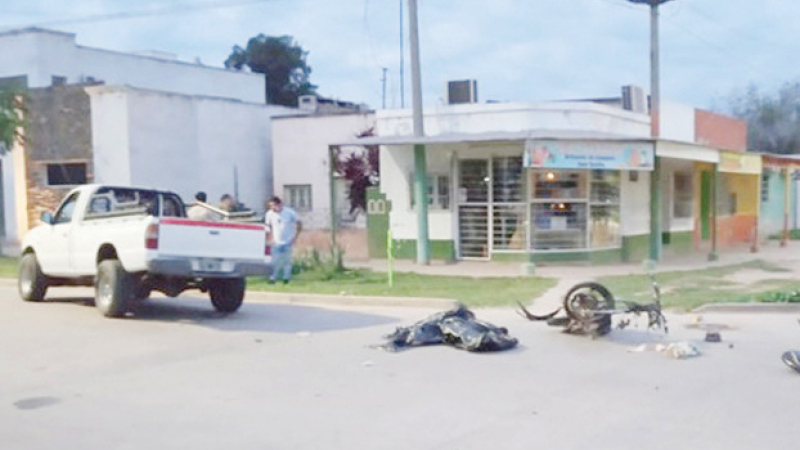 Murió un motociclista en un siniestro vial en Sáenz Peña