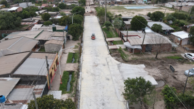Pavimento urbano en Barranqueras: avanzan los trabajos en en la avenida San Martín
