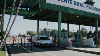 Aumenta el peaje desde el 1 de julio: $70 para cruzar el puente