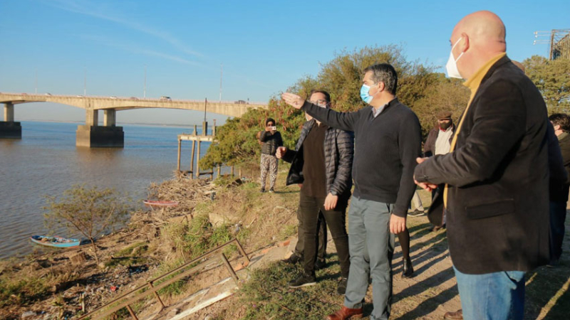 Capitanich confirmó el inicio de la obra de defensa costera