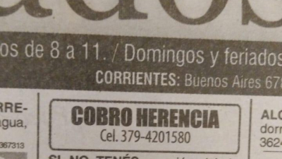 La historia detrás del hombre que se ofrece a cobrar herencias
