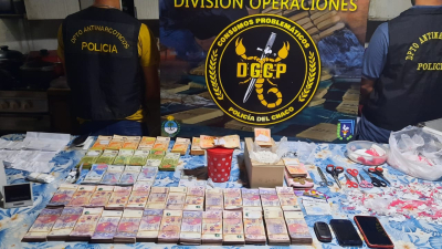 Allanaron una vivienda donde encontraron más de un millón de pesos y cocaína