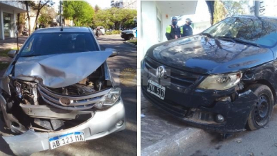 Lunes accidentando en esquina céntrica de Resistencia