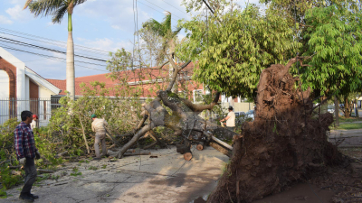 Temporal de viento causó inconvenientes en Sáenz Peña