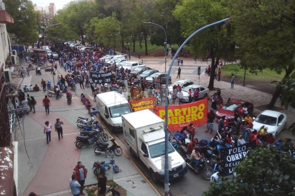 La movilización contra el ajuste también se sintió en Resistencia