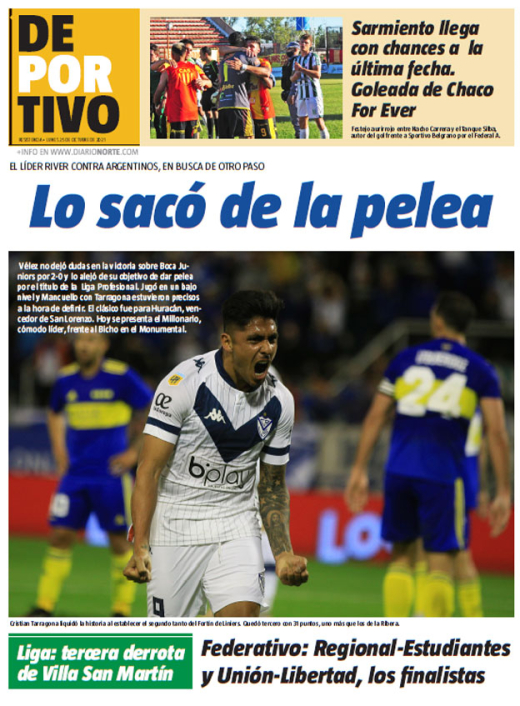 Lo sacó de la pelea