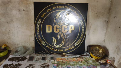 Machagai: droga y armas secuestradas en una vivienda