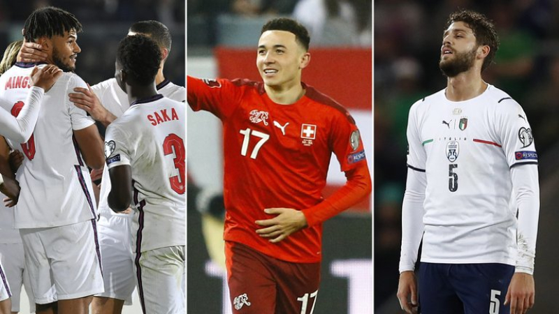 Inglaterra goleó 10 a 0 y se clasificó con Suiza al Mundial de Qatar: Italia irá al repechaje