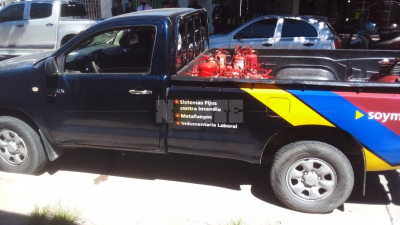 Vio un incendio y brindó auxilio para evitar un desastre mayor