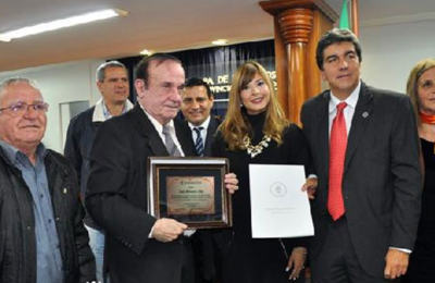Gran reconocimiento en Sáenz Peña al doctor Luis Horacio Lita