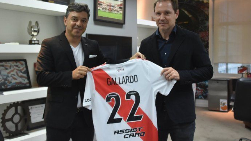 Gallardo firmó su continuidad en River hasta el 2022
