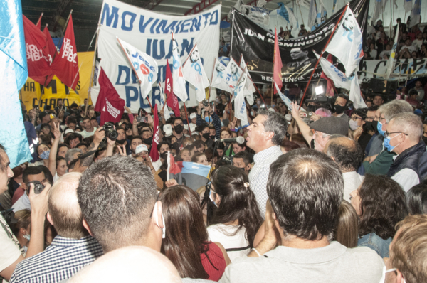 SE CONMEMORÓ  EN EL CLUB DON BOSCO EL DÍA DE LA LEALTAD PERONISTA, ACTO ENCABEZADO POR EL GOBERNADOR JORGE MILTON CAPITANICH. 17-11-2021. Jorge "Punky" Flores.