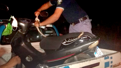 Una buena, le robaron su motocicleta y la Policia la recuperó a las horas