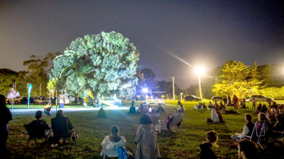 Un picnic bajo las estrellas, con mapping y música en vivo