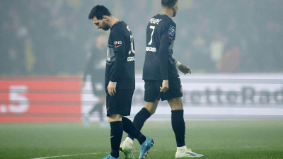 Con Messi, Neymar y Mbappé, el PSG cayó ante Nantes