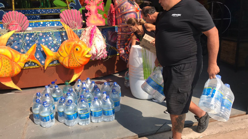 Sigue la campaña solidaria en los carnavales correntinos