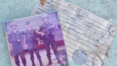 Ramón Acevedo y un puñado de recuerdos de su paso por la guerra