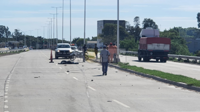 Resistencia: falleció un motociclista en siniestro vial sobre la autovía 11