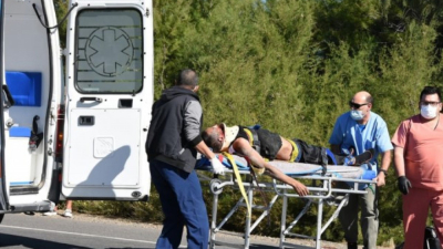 Un ciclista se encuentra grave tras ser atropellado por el ministro de Seguridad de Chubut