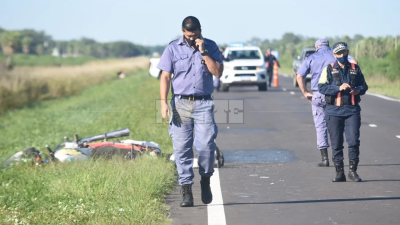 Motociclista falleció en siniestro vial en la ruta 11