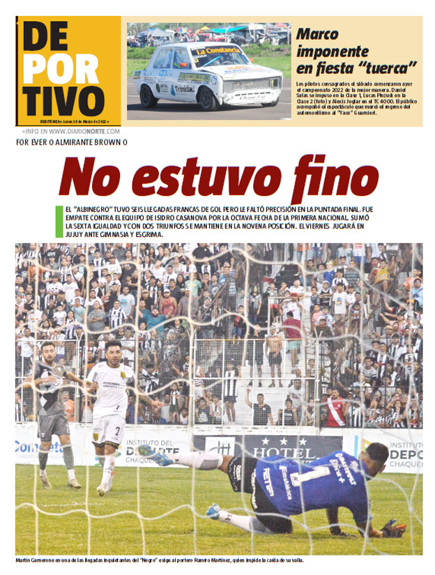 No estuvo fino