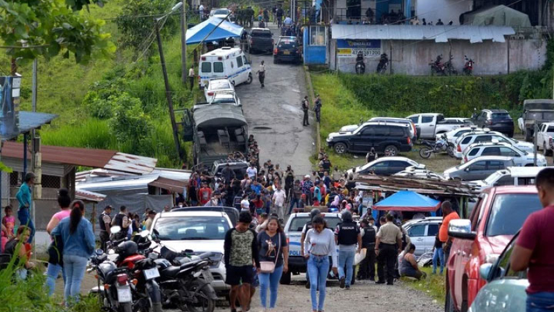 Ecuador: más de 40 muertos en un motín en la cárcel de Santo Domingo