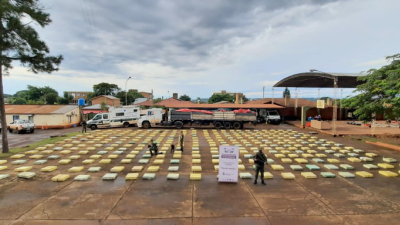 Gendarmes incautan más de 10 toneladas de marihuana en Misiones