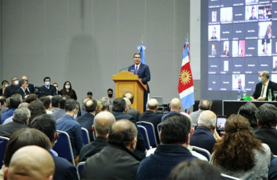 El gobernador destacó el apoyo para aumentar la producción de alimentos
