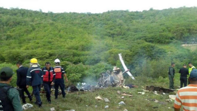 Un avión se estrelló en Venezuela: murieron seis personas, entre ellos el presidente de un club de fútbol local