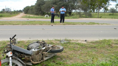 Castelli: en trágico siniestro vial muere un motociclista