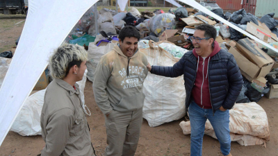 Gustavo Martínez valoró la creciente adhesión al plan Eco Ciudad Recicla