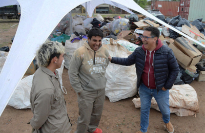 Gustavo Martínez valoró la creciente adhesión al plan Eco Ciudad Recicla
