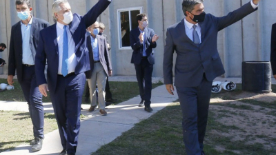 Llega hoy Alberto Fernández para inaugurar obras en Villa Ángela