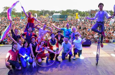 Gran fiesta en el Parque de la Democracia por el cierre del Mes de las Infancias