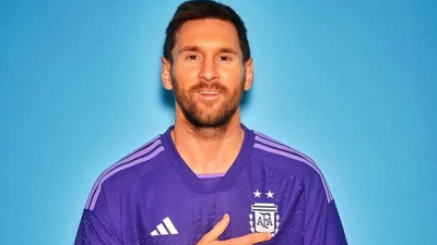 Así es la nueva camiseta suplente de la Selección Argentina para el Mundial de Qatar 2022