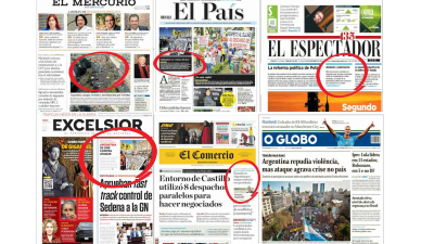 Portadas de los diarios del mundo resaltaron la conmoción por el atentado