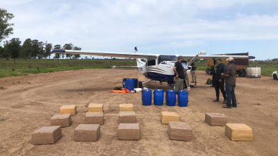 Varias detenciones y casi 400 kilos de cocaína en dos procedimientos en Paraguay