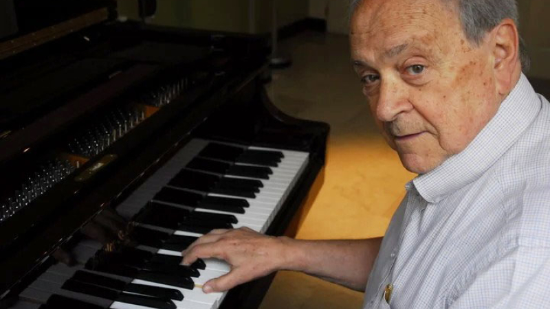 A los 96 años murió el pianista y compositor de tango Atilio Stampone